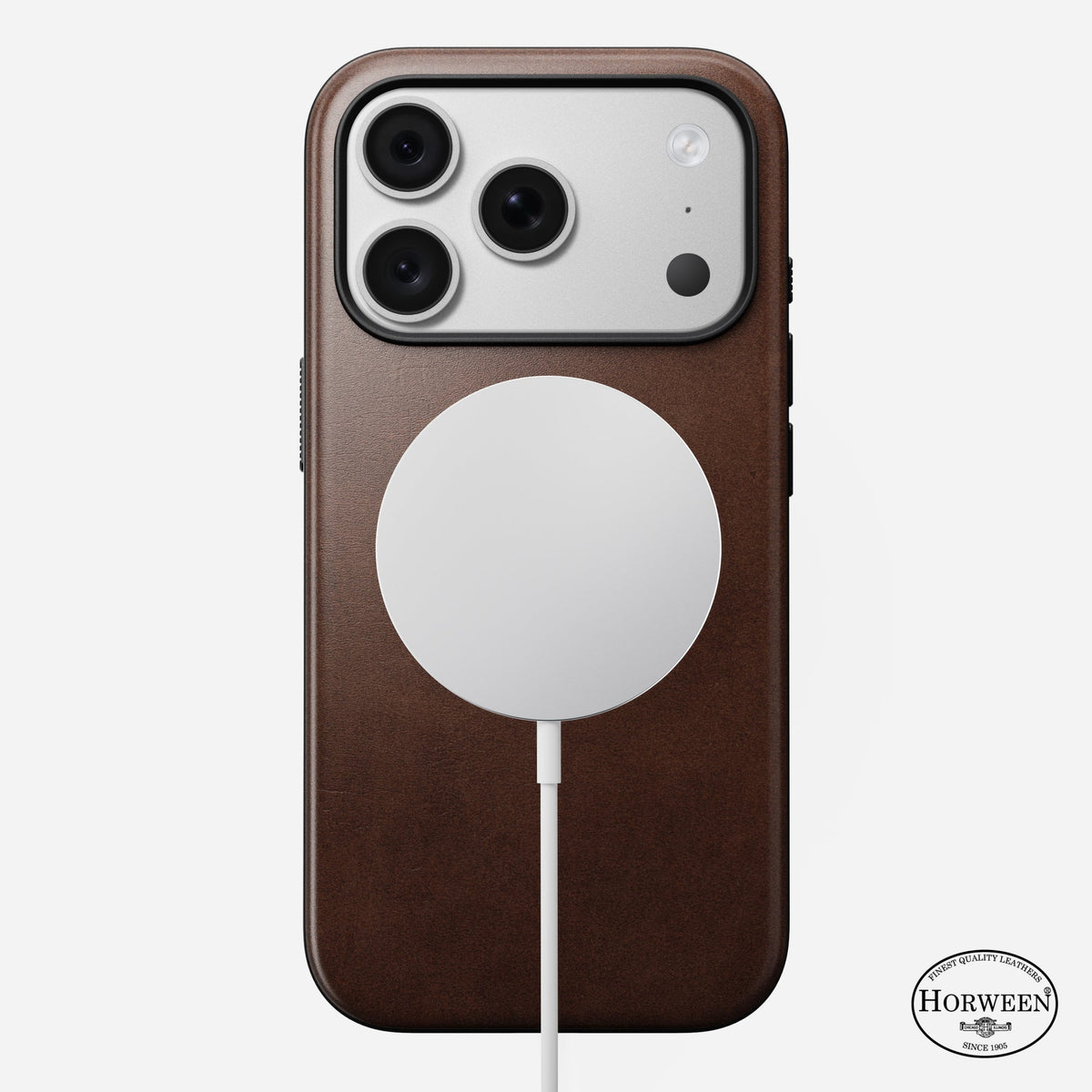 Modern Horween Leather Case for iPhone 18 Pro and Pro Max