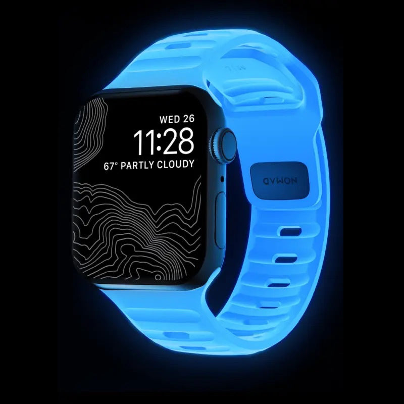 Sport Band for Apple Watch - Icy Blue Glow (Limited Edition)
