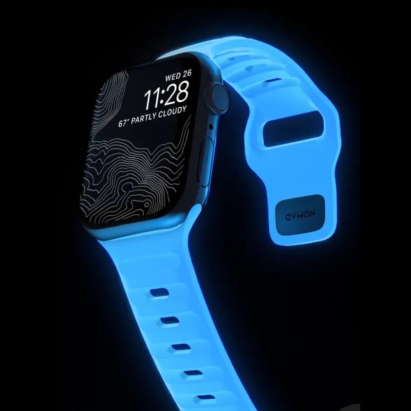 Sport Band for Apple Watch - Icy Blue Glow (Limited Edition)