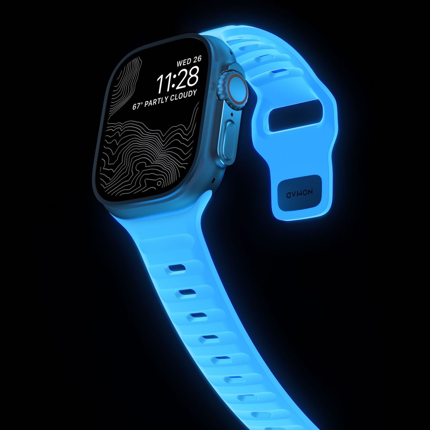 Sport Band for Apple Watch - Icy Blue Glow (Limited Edition)