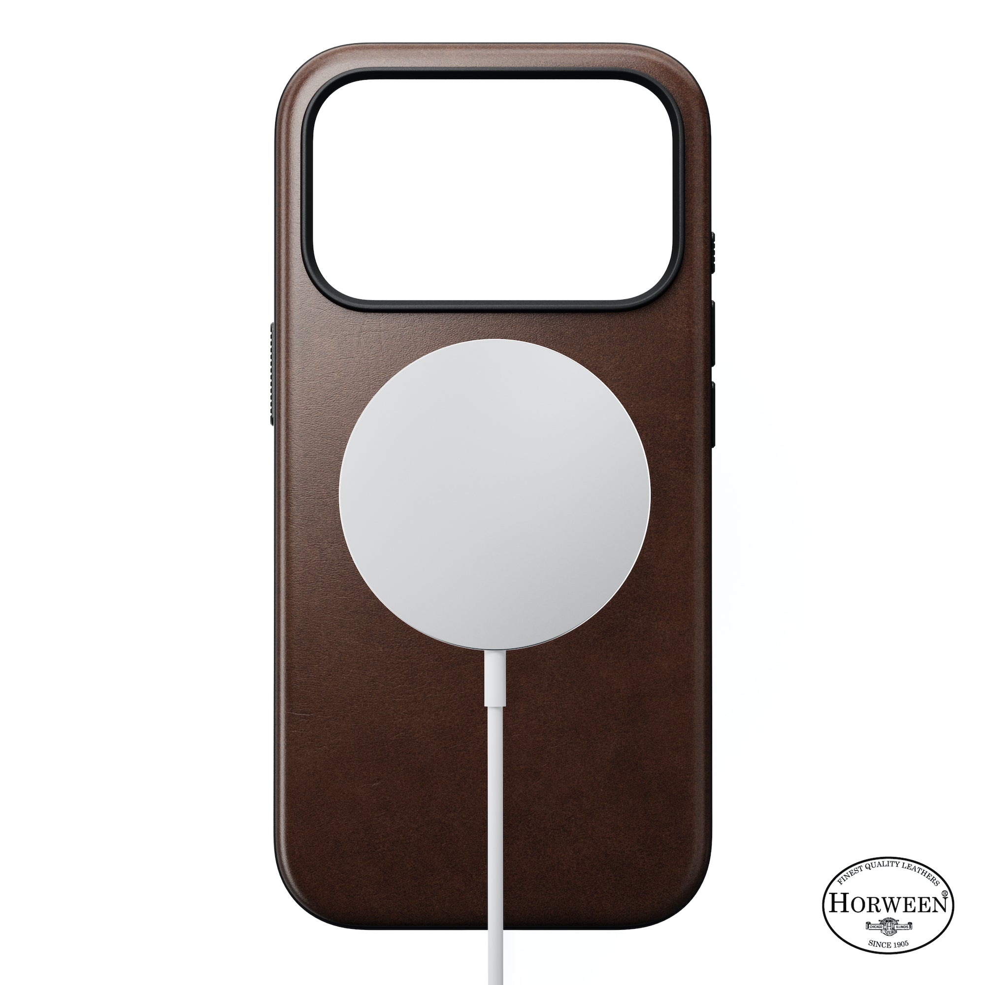 Modern Horween Leather Case for iPhone 17 Pro and Pro Max