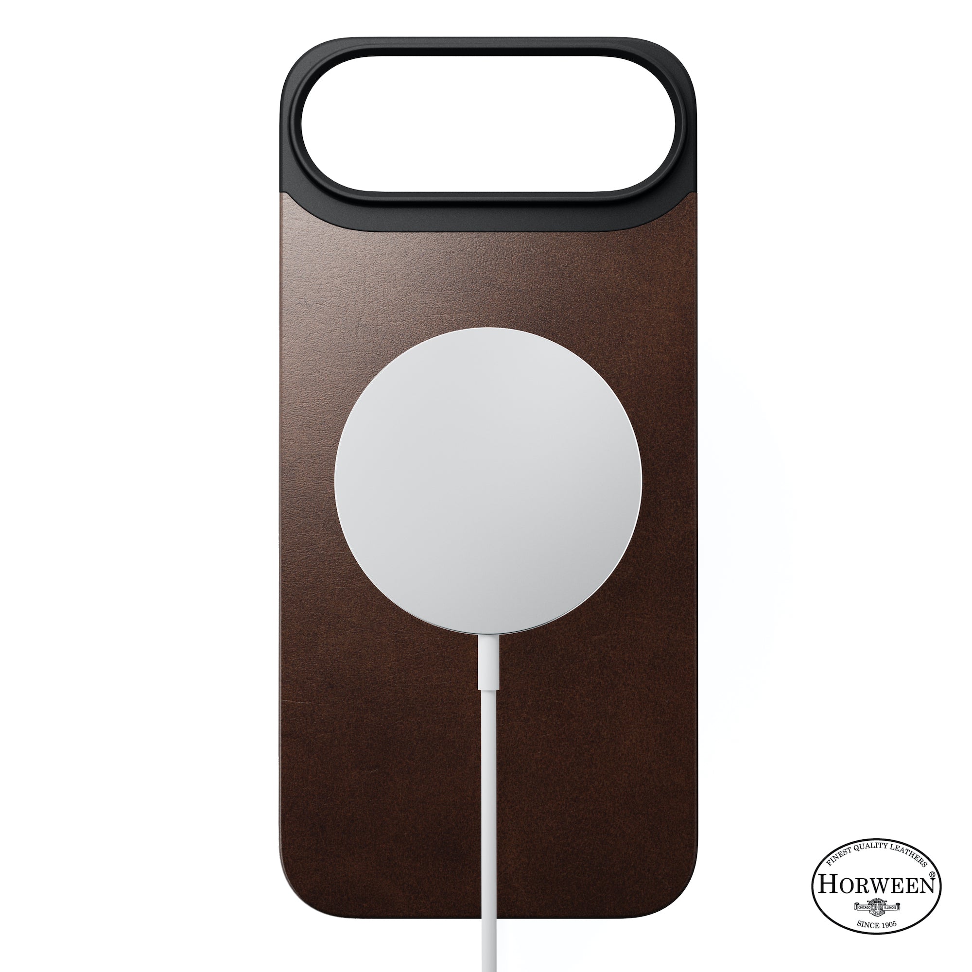 Magnetic Horween Leather Back for iPhone 17 Air, Pro and Pro Max