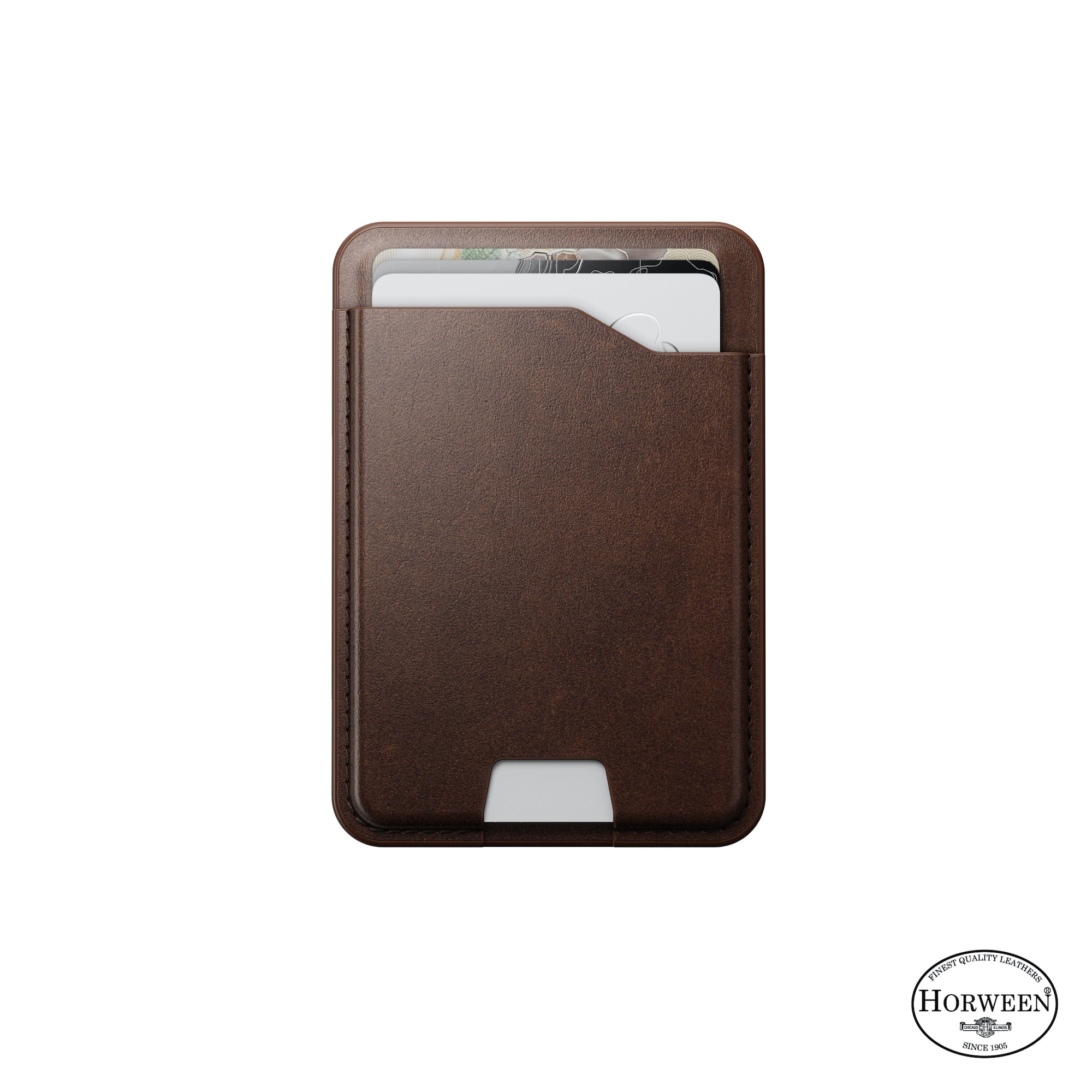 Leather Mag Wallet with Find My Tracking