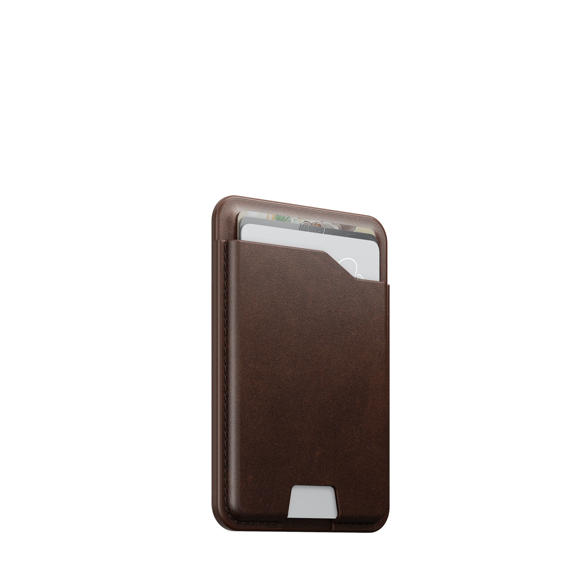 Leather Mag Wallet with Find My Tracking