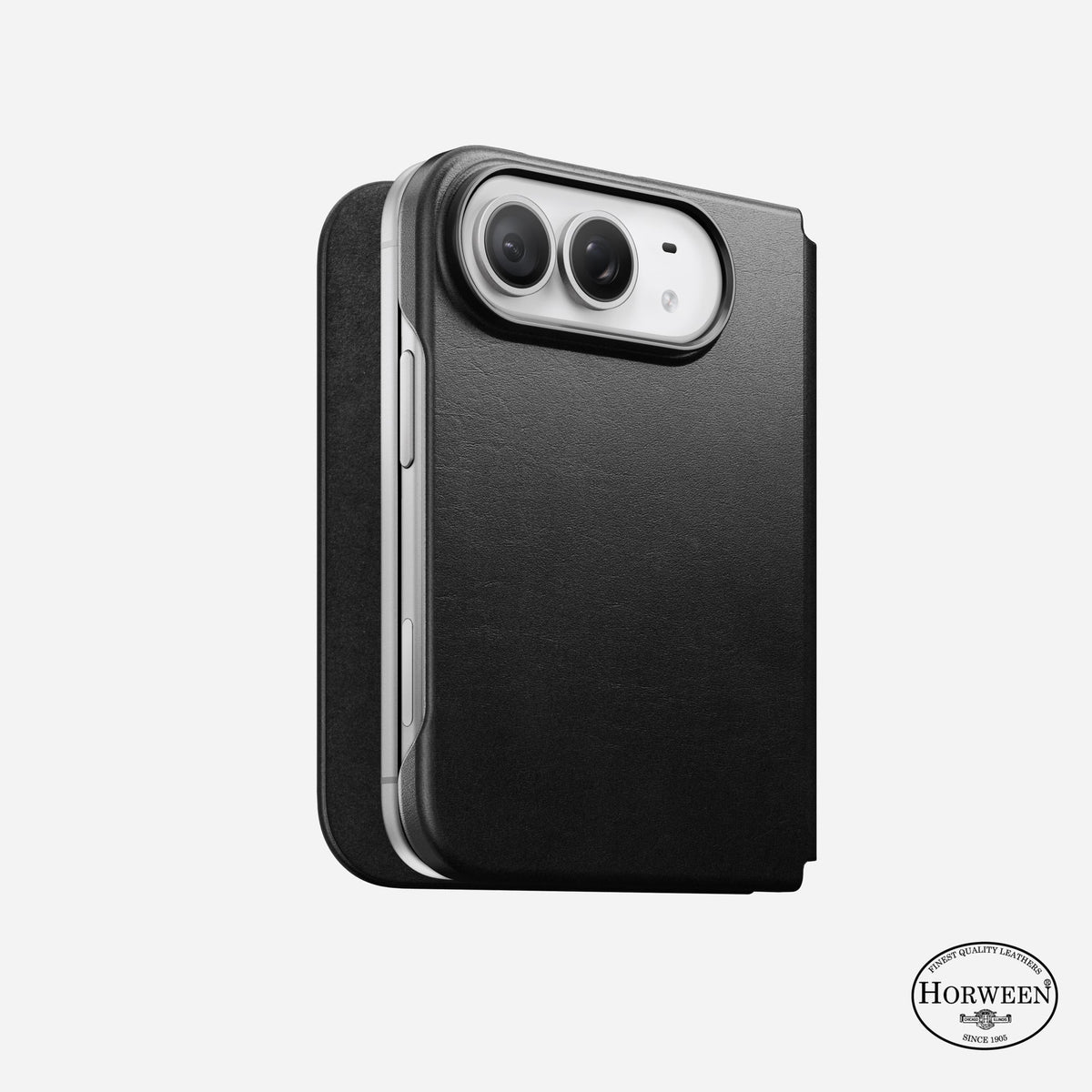 Traditional Horween Leather Folio for iPhone Duo