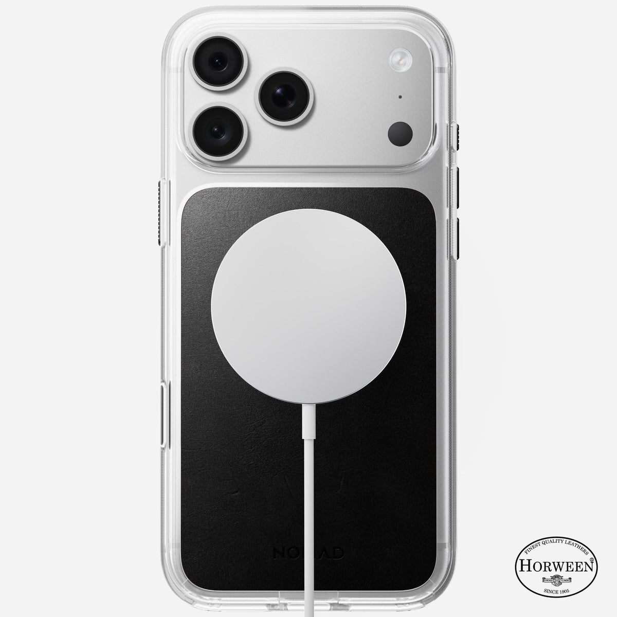 Clear Horween Leather Case for iPhone 18 Pro and Pro Max