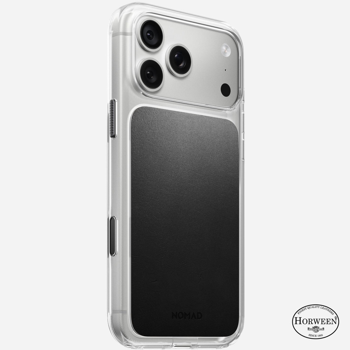 Clear Horween Leather Case for iPhone 18 Pro and Pro Max