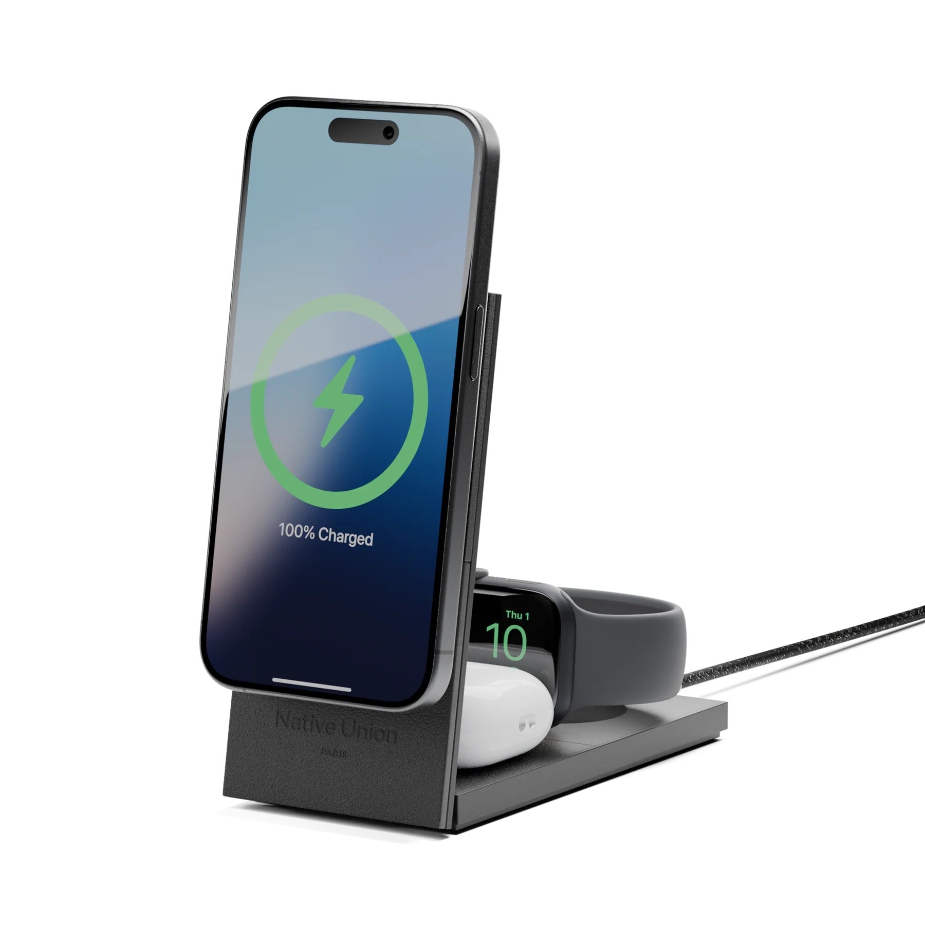 Rise 3-in-1 Magnetic Wireless Charger