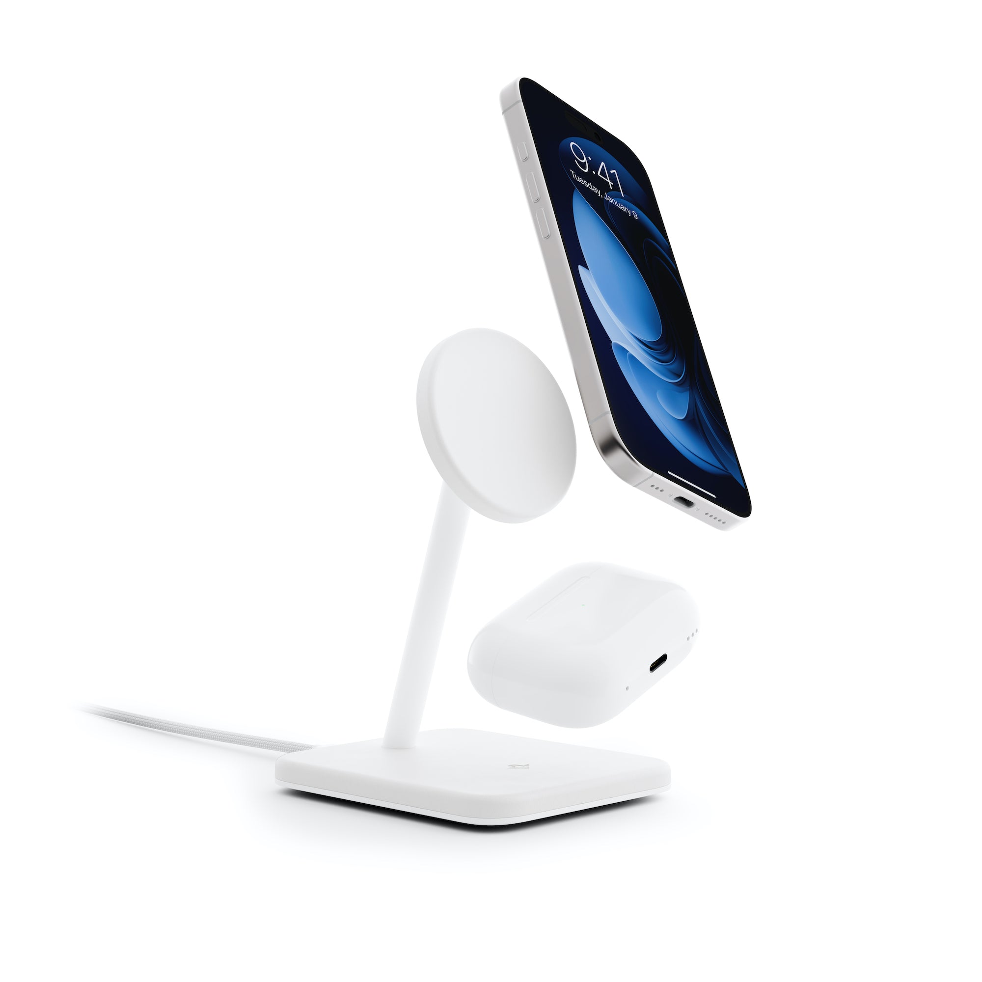 HiRise 2 Deluxe - 2-in-1 Qi2 charger