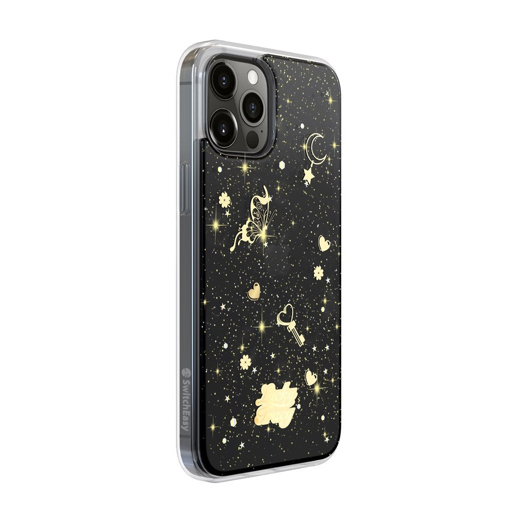 Lucky Tracy iPhone 12 / 12 Pro - Transparent Black
