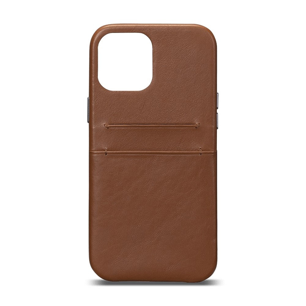 Snap On Wallet Case for iPhone 12/12 Pro - Brown