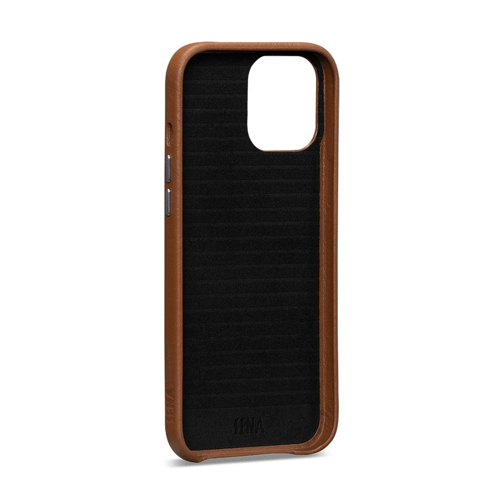 Snap On Wallet Case for iPhone 12 Pro Max - Brown