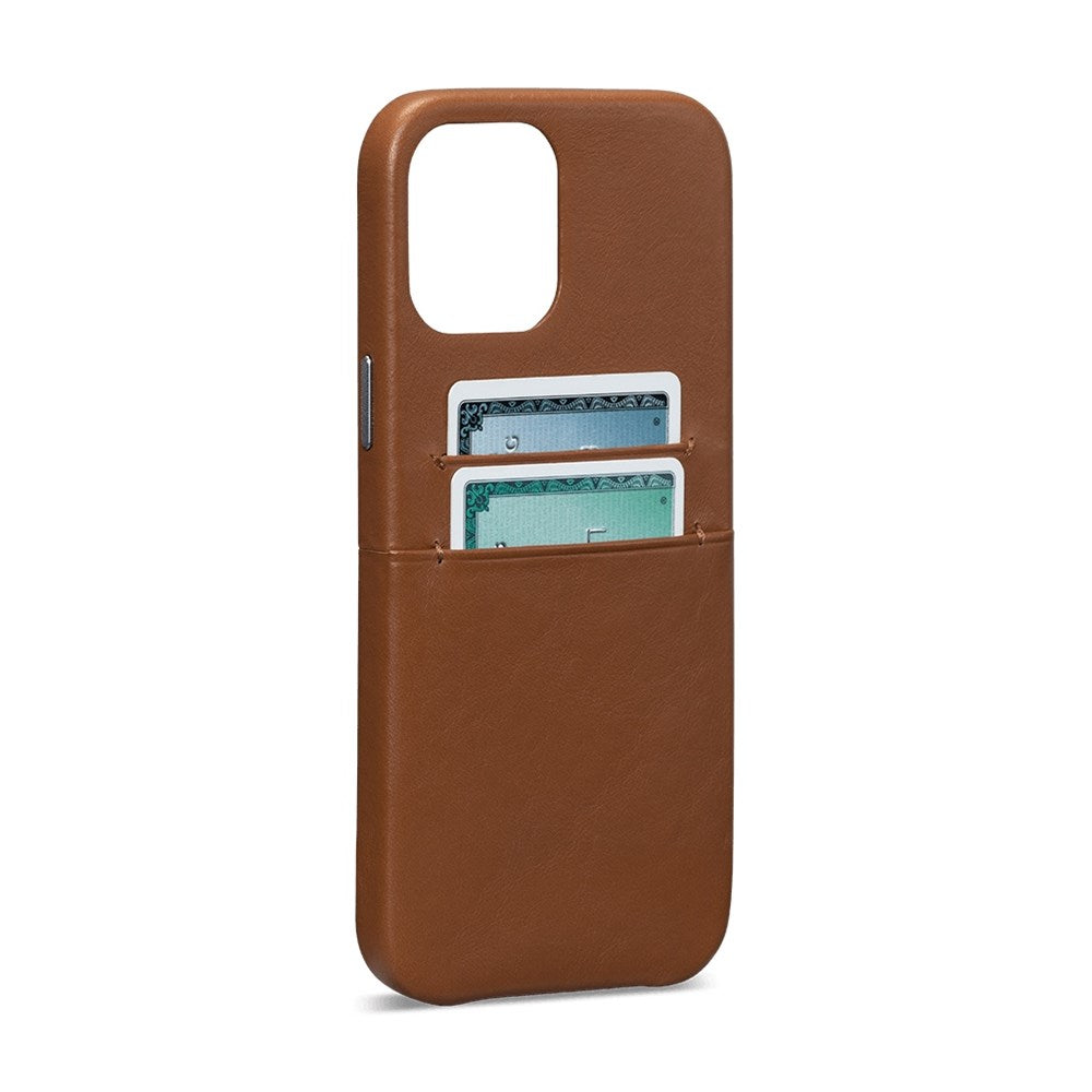 Snap On Wallet Case for iPhone 12/12 Pro - Brown
