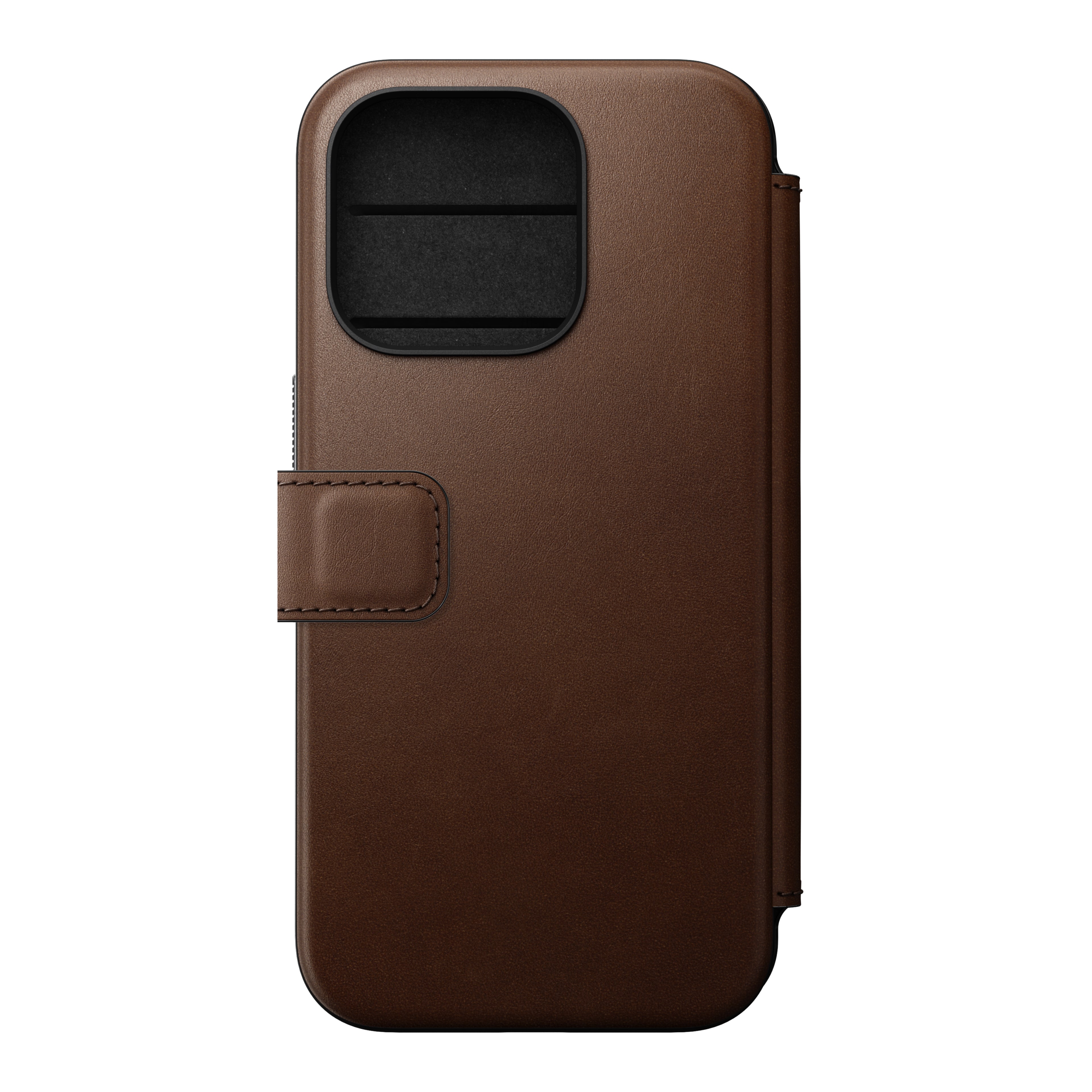 Modern Leather Folio for iPhone 15 Series