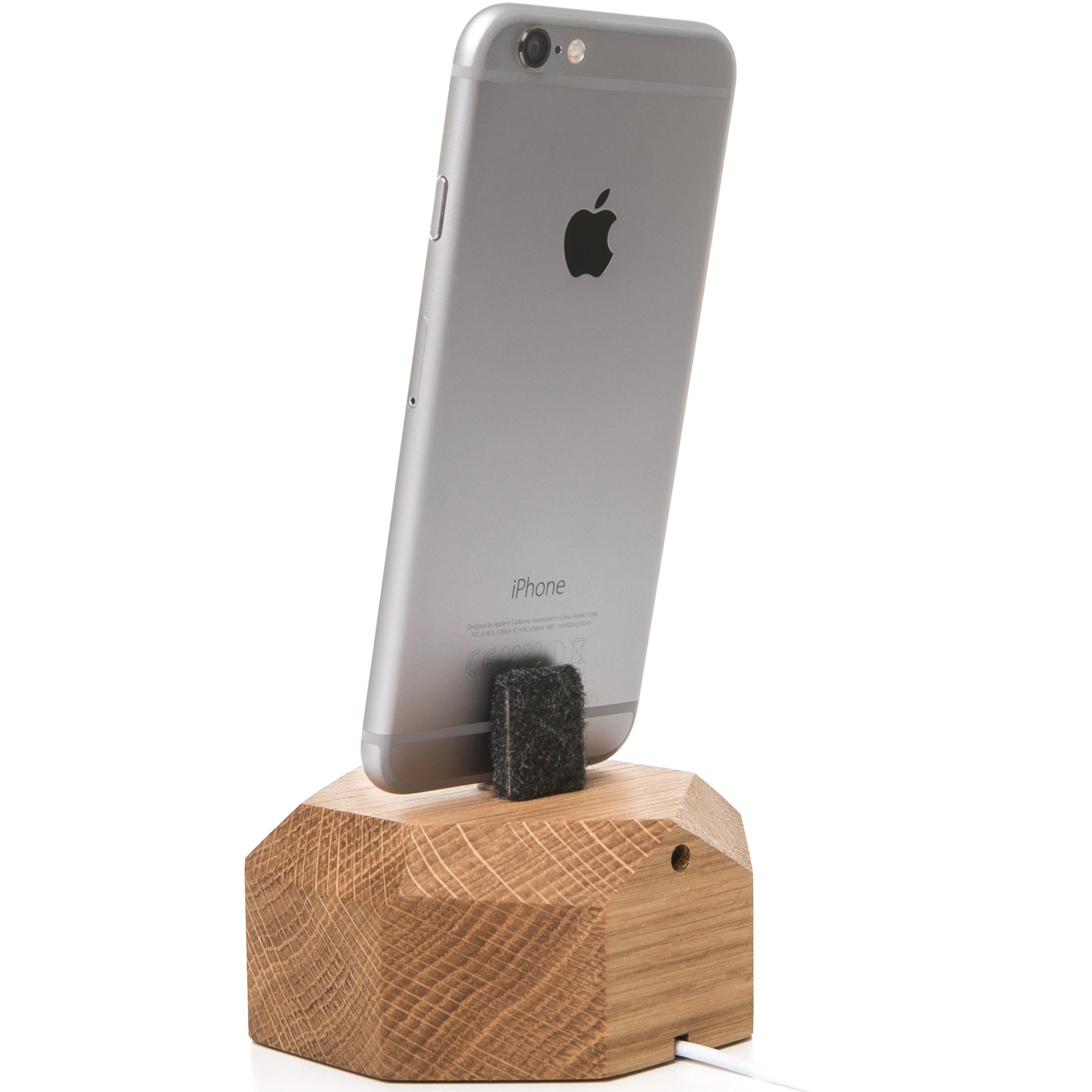 EcoDock - iPhone Dock - Oak