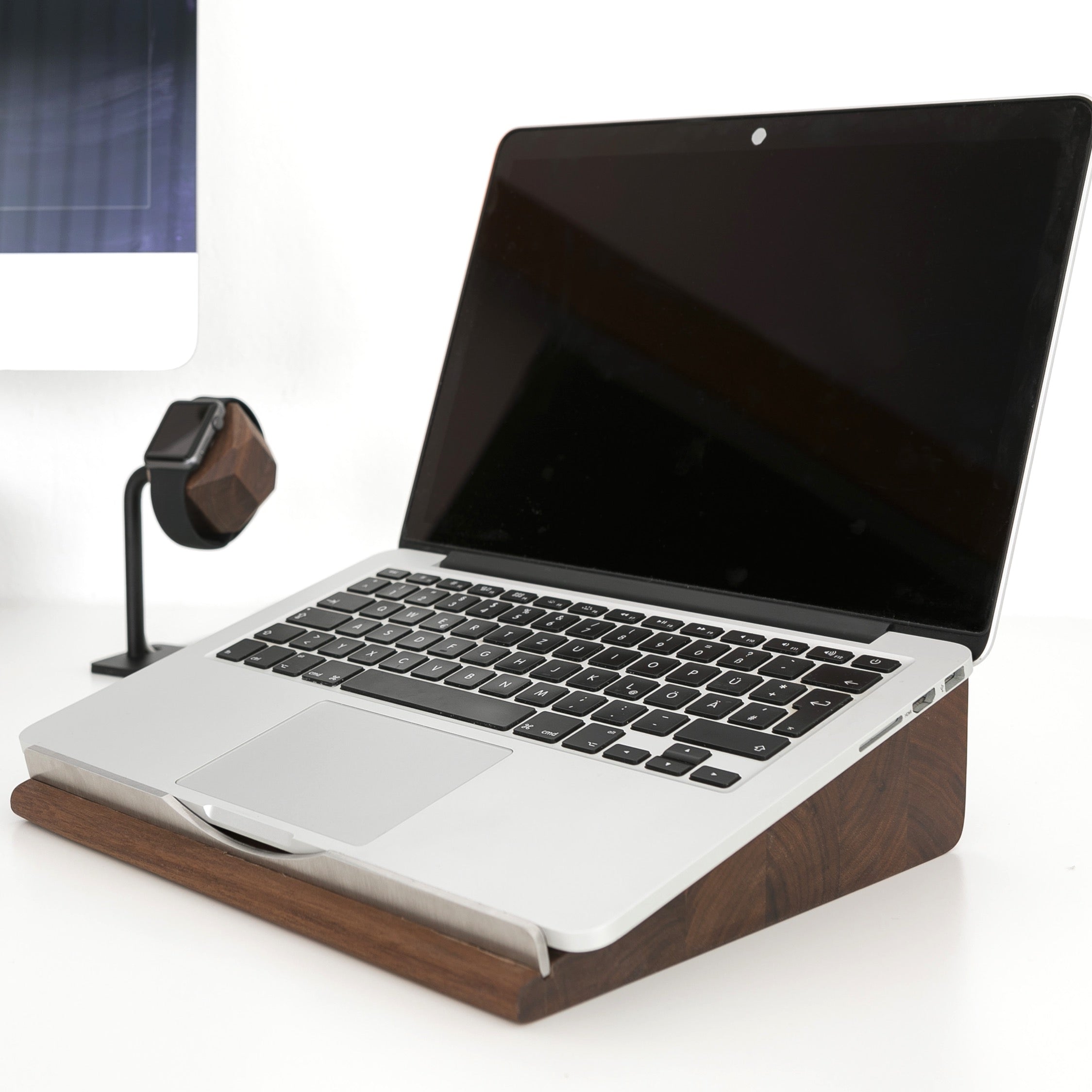 EcoStand MacBook stand - Walnut