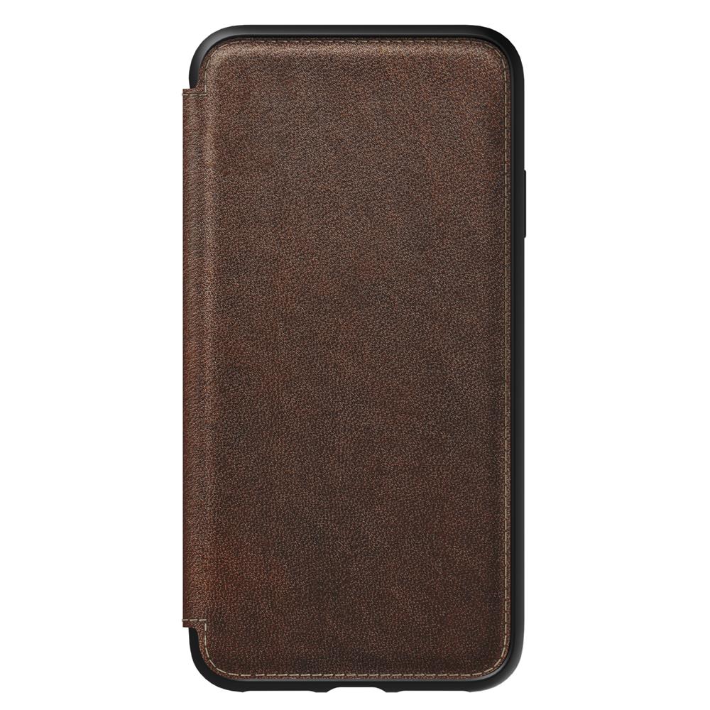 Tri Fold Folio iPhone XS Max Rustic Brown1