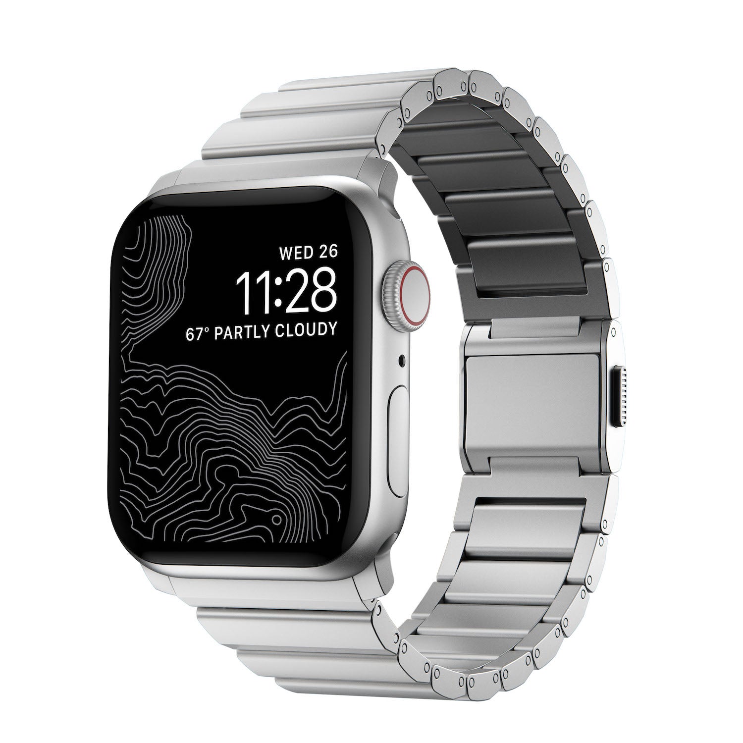 Aluminium Band for Apple Watch 45/49 mm - Silver