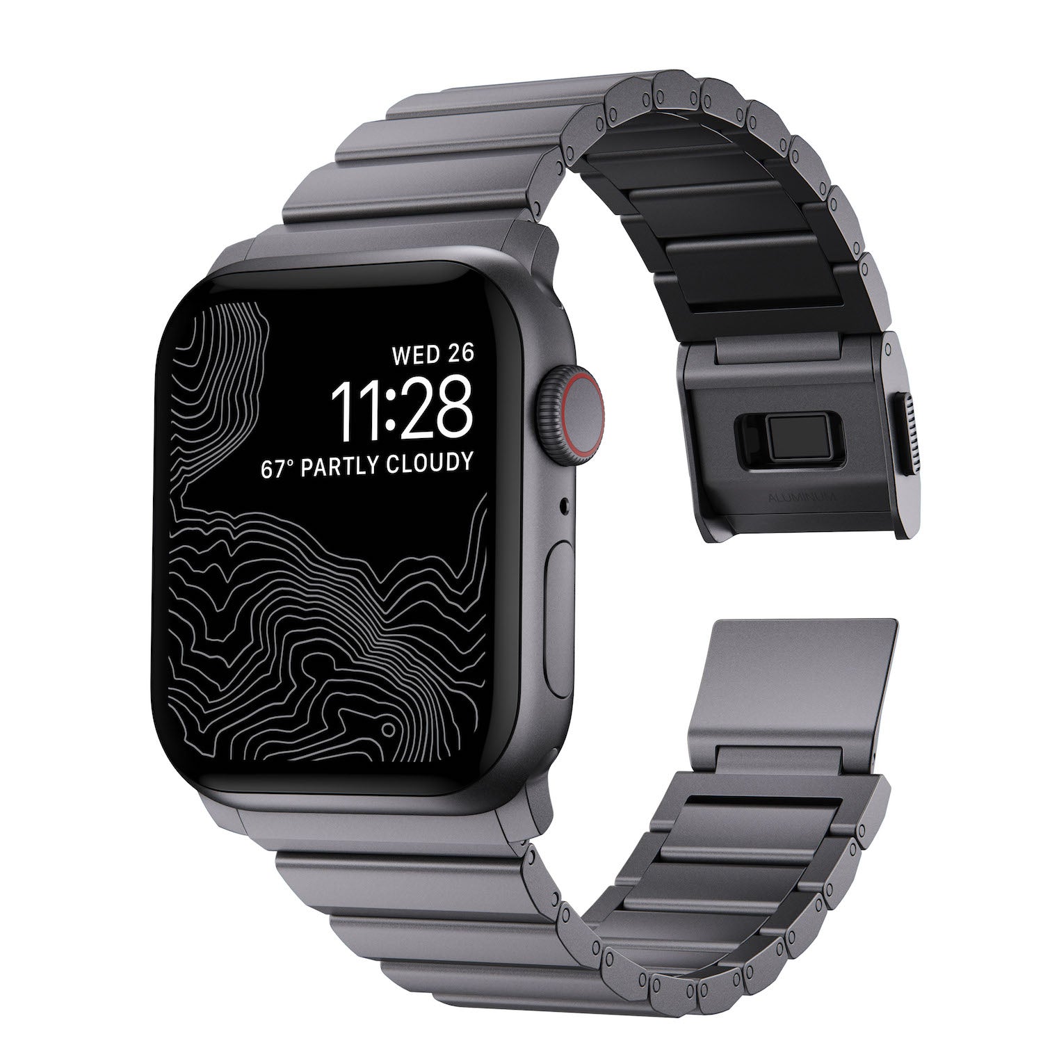Aluminium Band for Apple Watch 45/49 mm - Space Grey