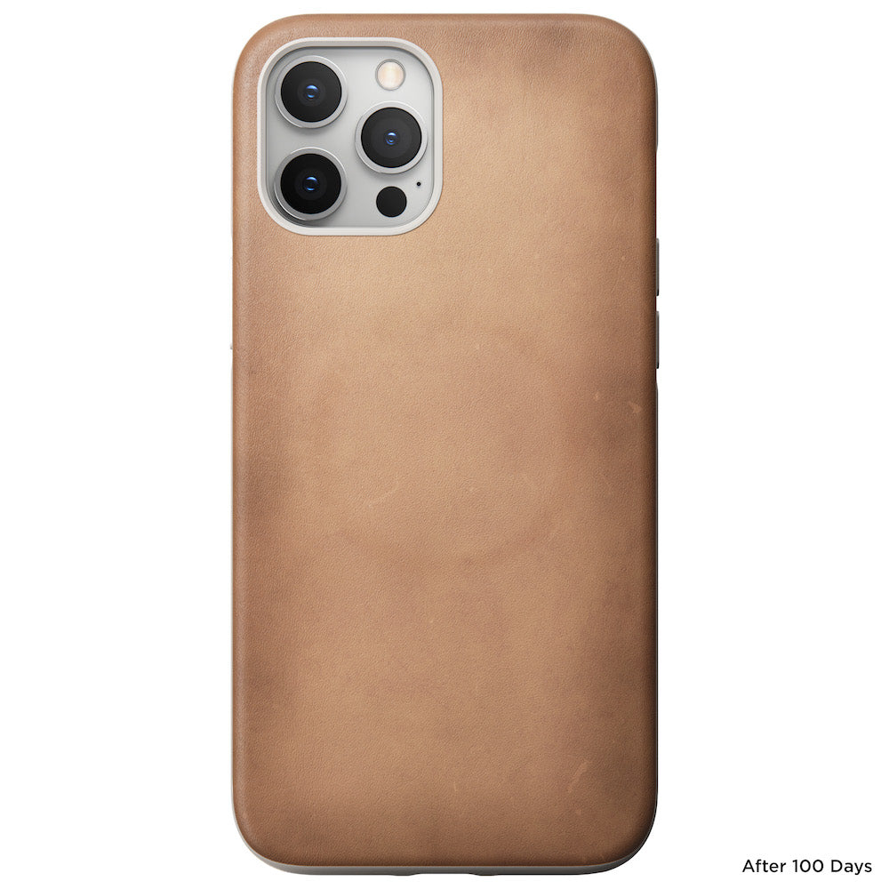 MagSafe Leather Case - iPhone 12 Pro Max - Natural
