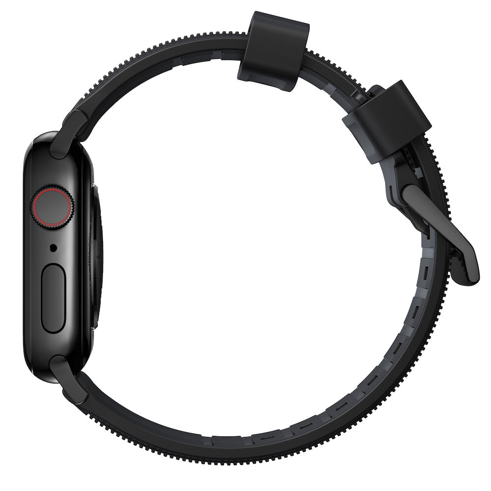 Rugged Strap for Apple Watch 44/45/49mm - Black hardware