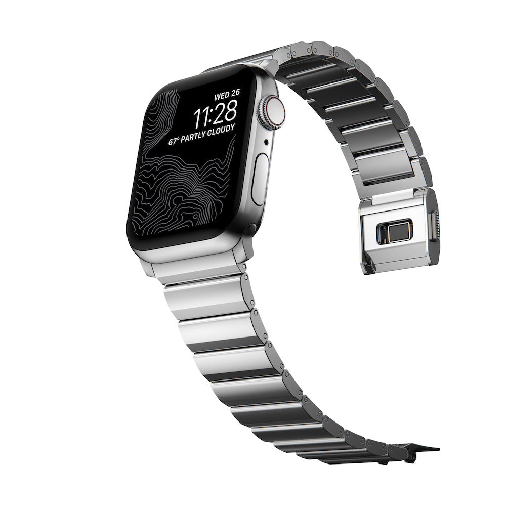 Stainless Steel Band for Apple Watch 44/45/49mm - Silver