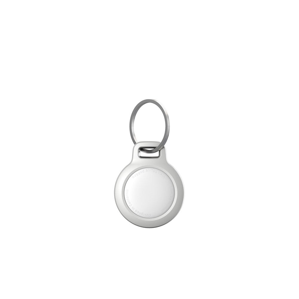 AirTag Rugged Keychain - White