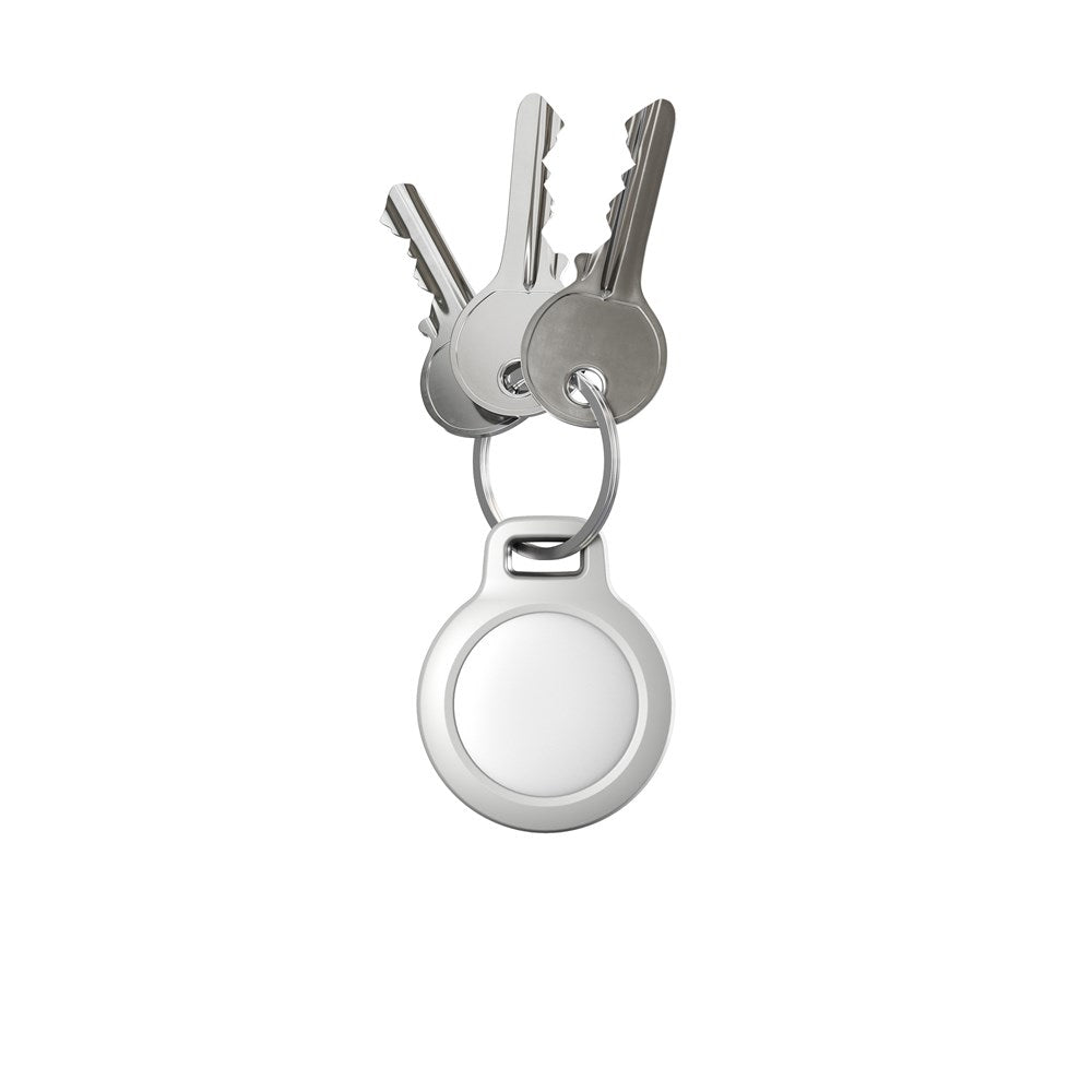 AirTag Rugged Keychain - White