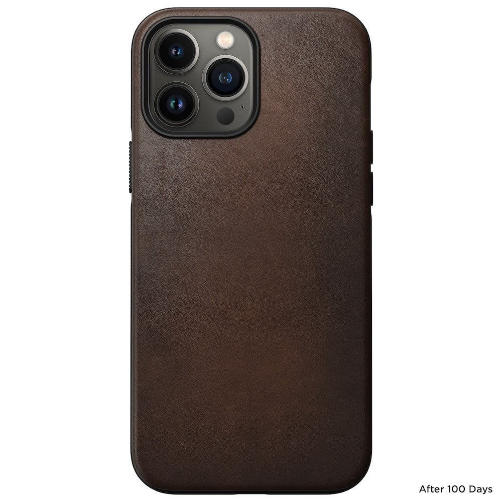 Modern Leather Case - iPhone 13 Pro Max - Brown