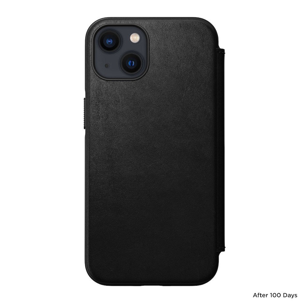 Modern Leather Folio - iPhone 13 - Black