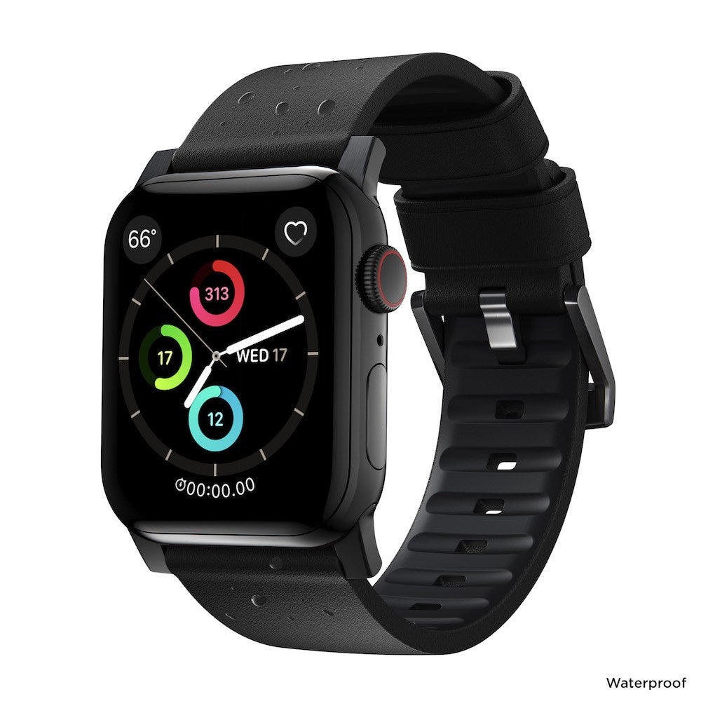 Active Strap Pro - Apple Watch 44/45/49mm - Black - Black Hardware