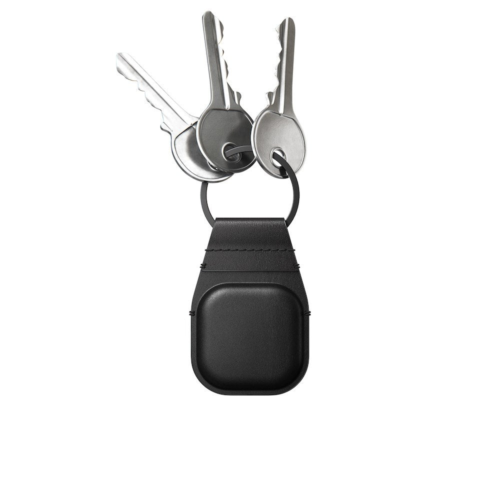 AirTag Leather Keychain - Black