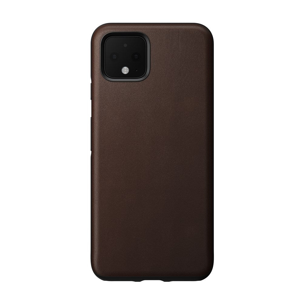 Leather Case - Rugged - Google Pixel 4 - Brown