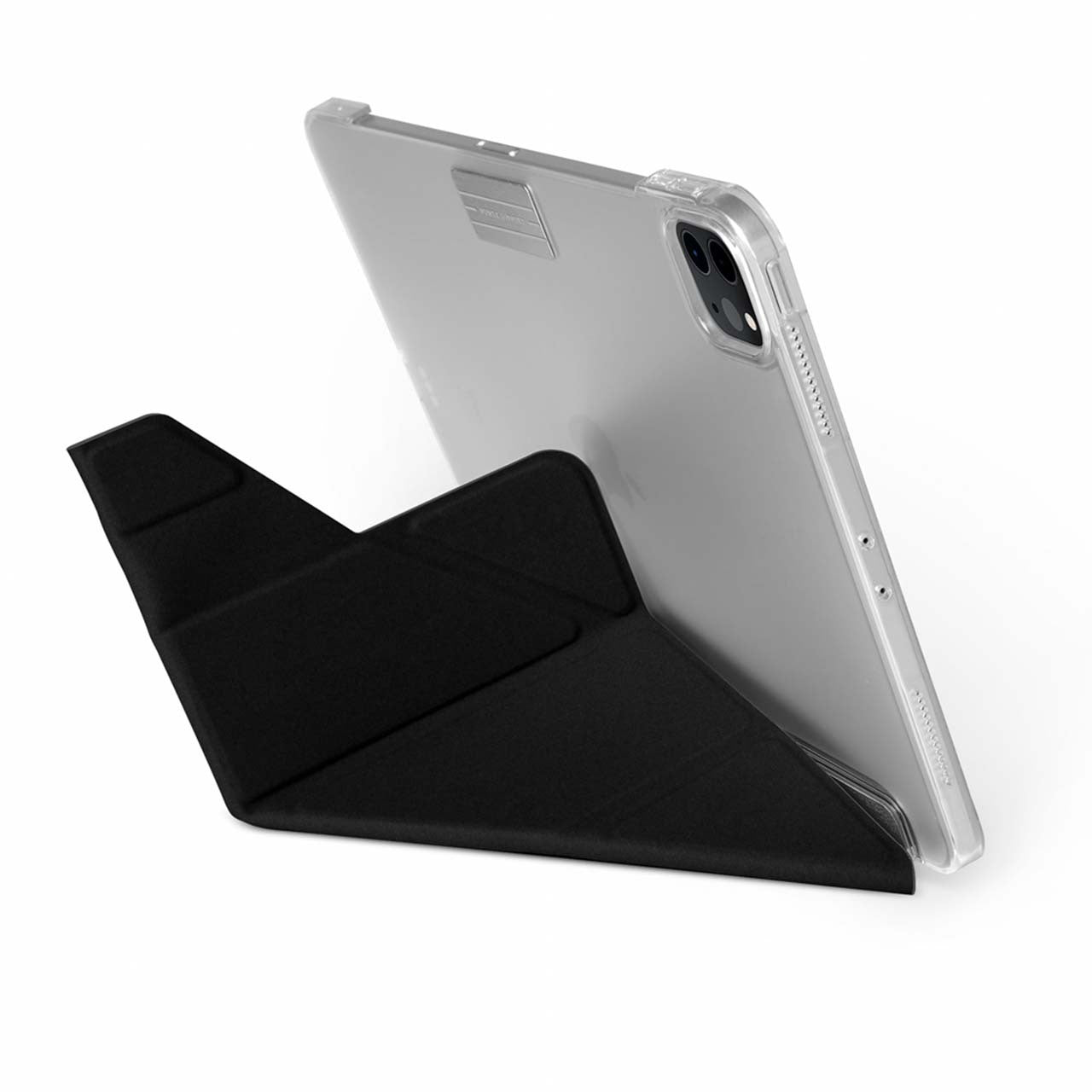 Air Jacket Folio Transparent Case for iPad Pro 12.9 (5th Gen) - Dark Grey