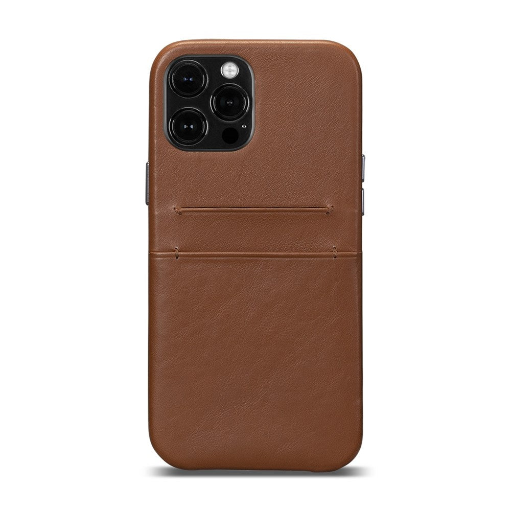 Snap On Wallet Case for iPhone 13 Pro Max - Brown