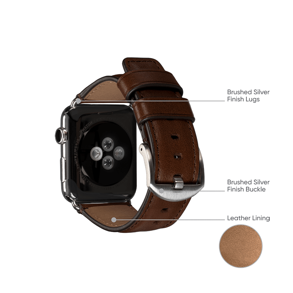 Leather band for apple watch 4 hotsell