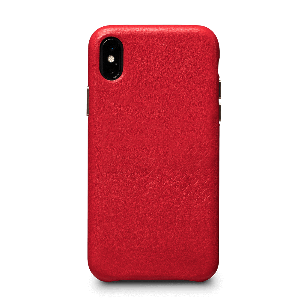 Kyla LeatherSkin Leather Case iPhone XS Max - Red