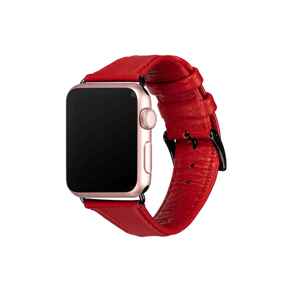 Kyle Leather Apple Watch Band 38/40mm - Red