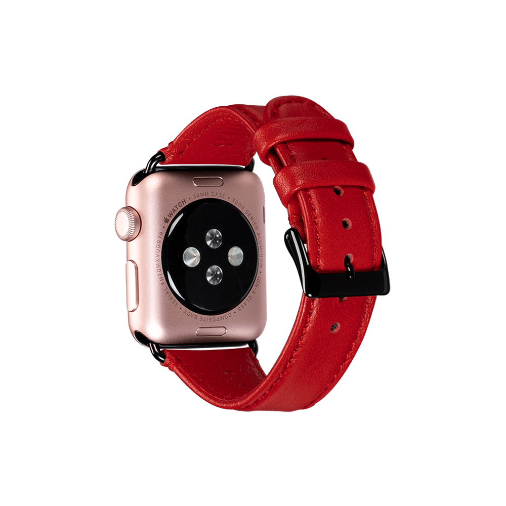 Kyle Leather Apple Watch Band 38/40mm - Red