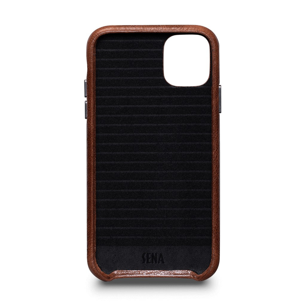 Snap On Wallet Case for iPhone 11 Pro - Cognac