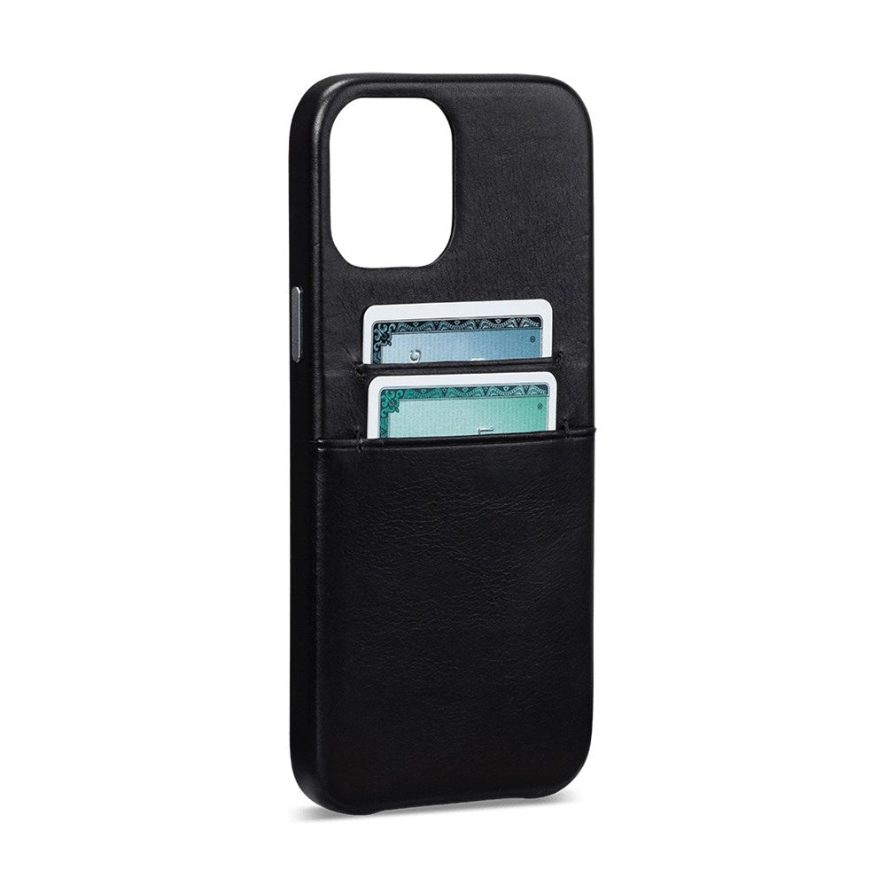 Snap On Wallet Case for iPhone 12 Mini - Black