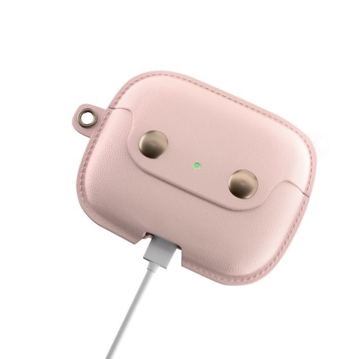 AirCase - AirPods Pro Leather Necklace Case - Rose
