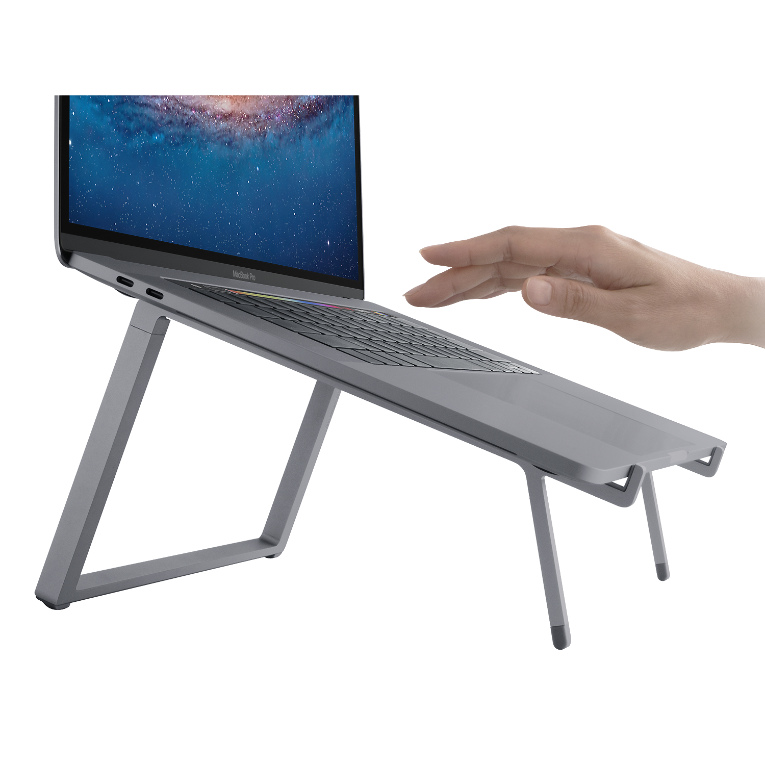 mBar Pro+ Foldable Laptop Stand - Space Grey